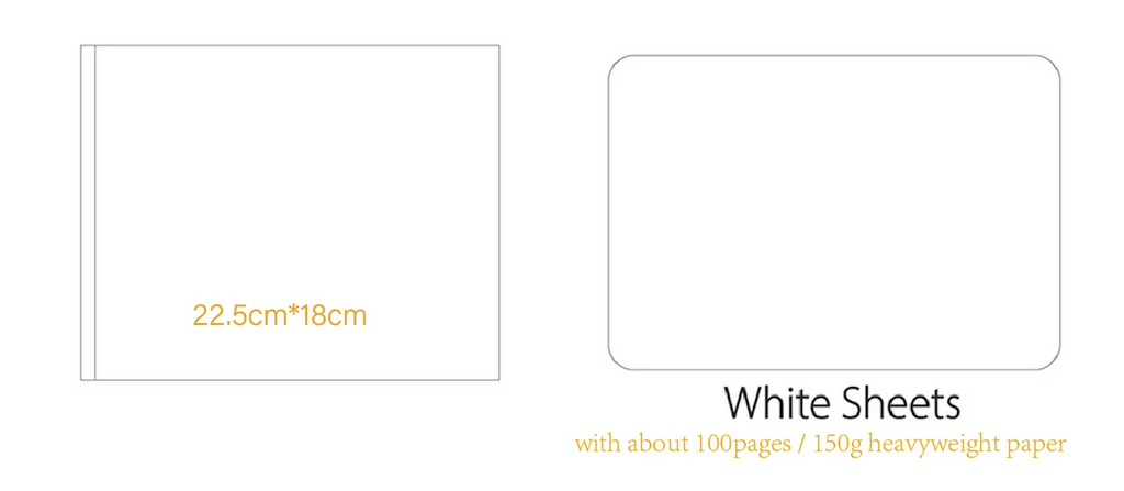 Personalized Guest Book for Wedding White/Black Noble Message Photo Album Simple Elegant Horizontal Keepsake Book Signature Book