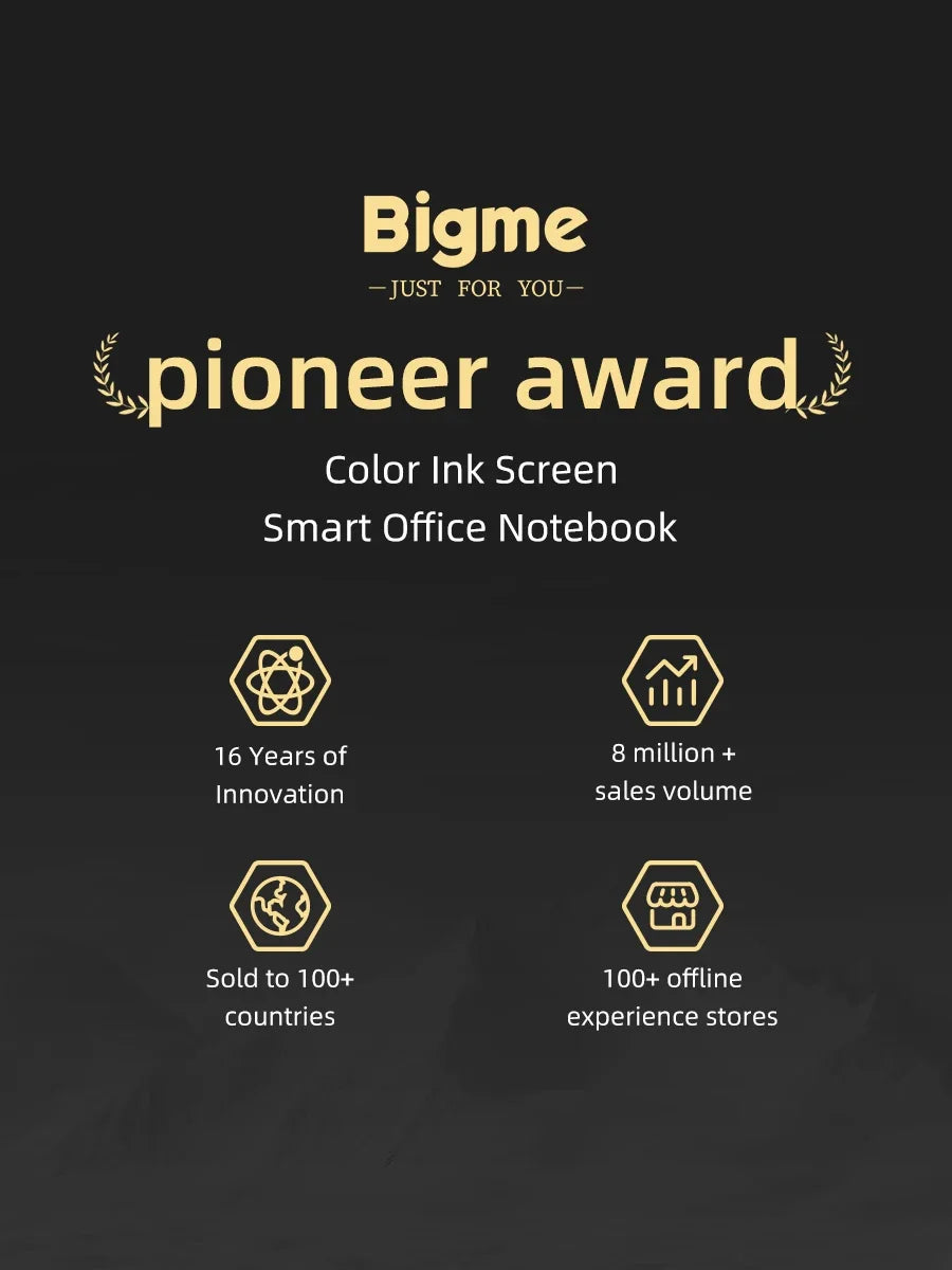 BIGME PocketNote Ebook Reader, 7-inch E-ink Screen ereader Tablet, Electronic Book e reader, support Google Play, kindle APP