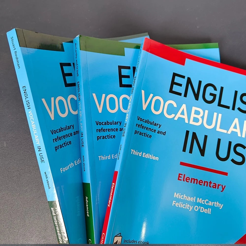 1 PC English Vocabulary In Use Collection Books English Test Preparation Professional Textbooks advanced intermediate elementary
