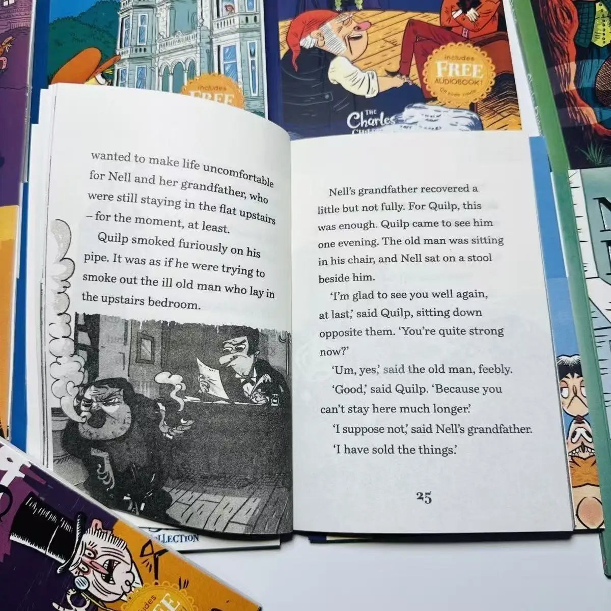 10 Book/set The Charles Dickens English Story Picture Books for Children Learn English Reading Books for 7-10 Year-Old Kids
