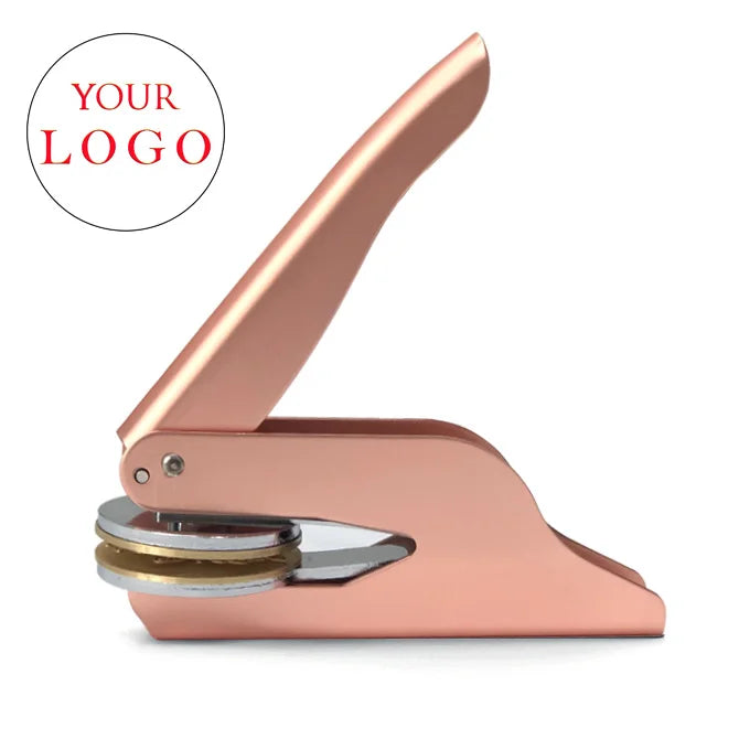 Embosser Stamp LOGO Customized Wedding Library Book Private Seals Customization Envelope Party Invitation Embossing Stamps DIY