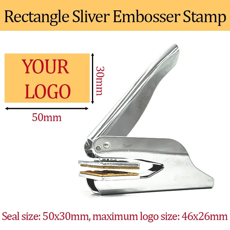 Customized Embossed Stamp Personalized Custom Book Embosser Seal Wedding Invitation Logo Customization Embossing Paper Stamps